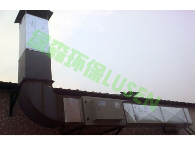 广州番禺美路墙体饭堂废气治理工程