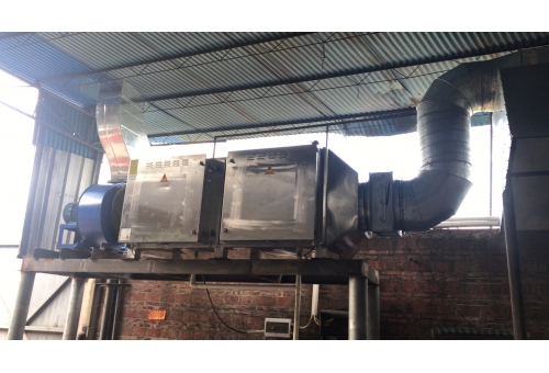 稀贵金属提炼油雾废气处理