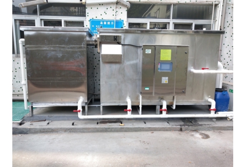 惠州美锐电子工厂食堂油水分离器成功验收